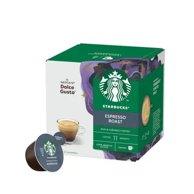 Starbucks® Espresso Roast – 12 Kapseln für Nescafé Dolce Gusto Maschinen