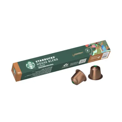 Starbucks® Lungo House Blend – 10 Aluminiumkapseln by Nespresso®