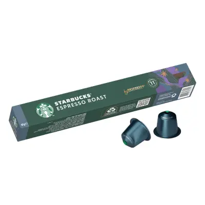 Starbucks® Espresso Roast – 10 Original Capsules by Nespresso®