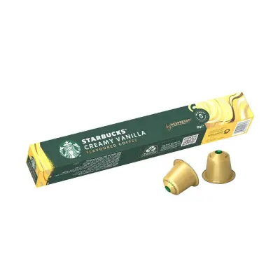 Starbucks® Vanilla – 10 Original Flavoured Capsules by Nespresso®