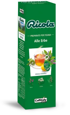 Ricola Tisana alle Erbe – 10 Capsule Originali Caffitaly System