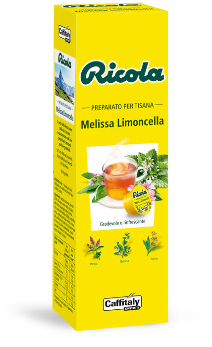 Ricola Melisse-Zitronen-Tee – 10 Originalkapseln für Caffitaly System