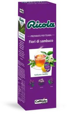 Ricola Tisana Fiori di Sambuco – 10 Capsule Originali Caffitaly System