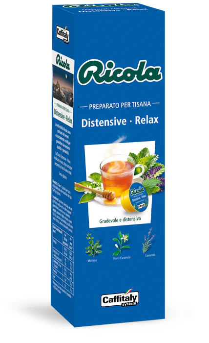 Ricola Entspannender Kräutertee – 10 Originalkapseln für Caffitaly System