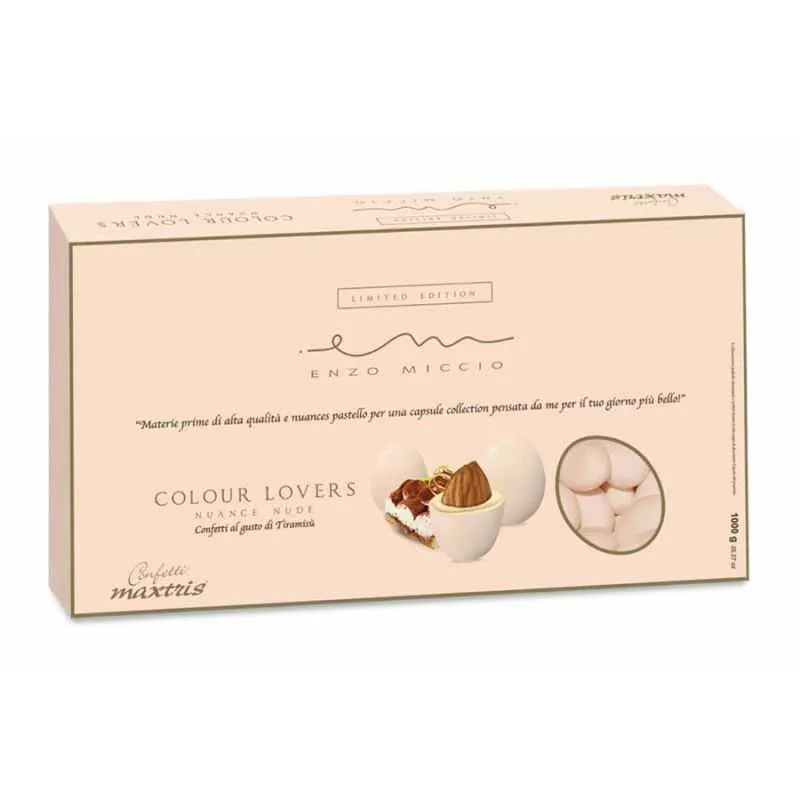 1kg Maxtris Dragée Enzo Miccio NUANCE NUDE Tiramisù - Limited Edition