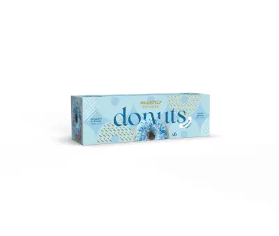 6 pezzi Maxtris Donuts Vaniglia - ciambelle alla vaniglia senza glutine