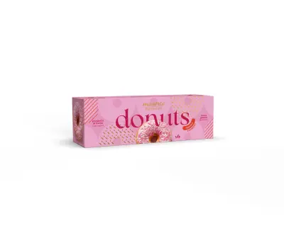 6 pezzi Maxtris Donuts Fragola 210g - ciambelle alla fragola