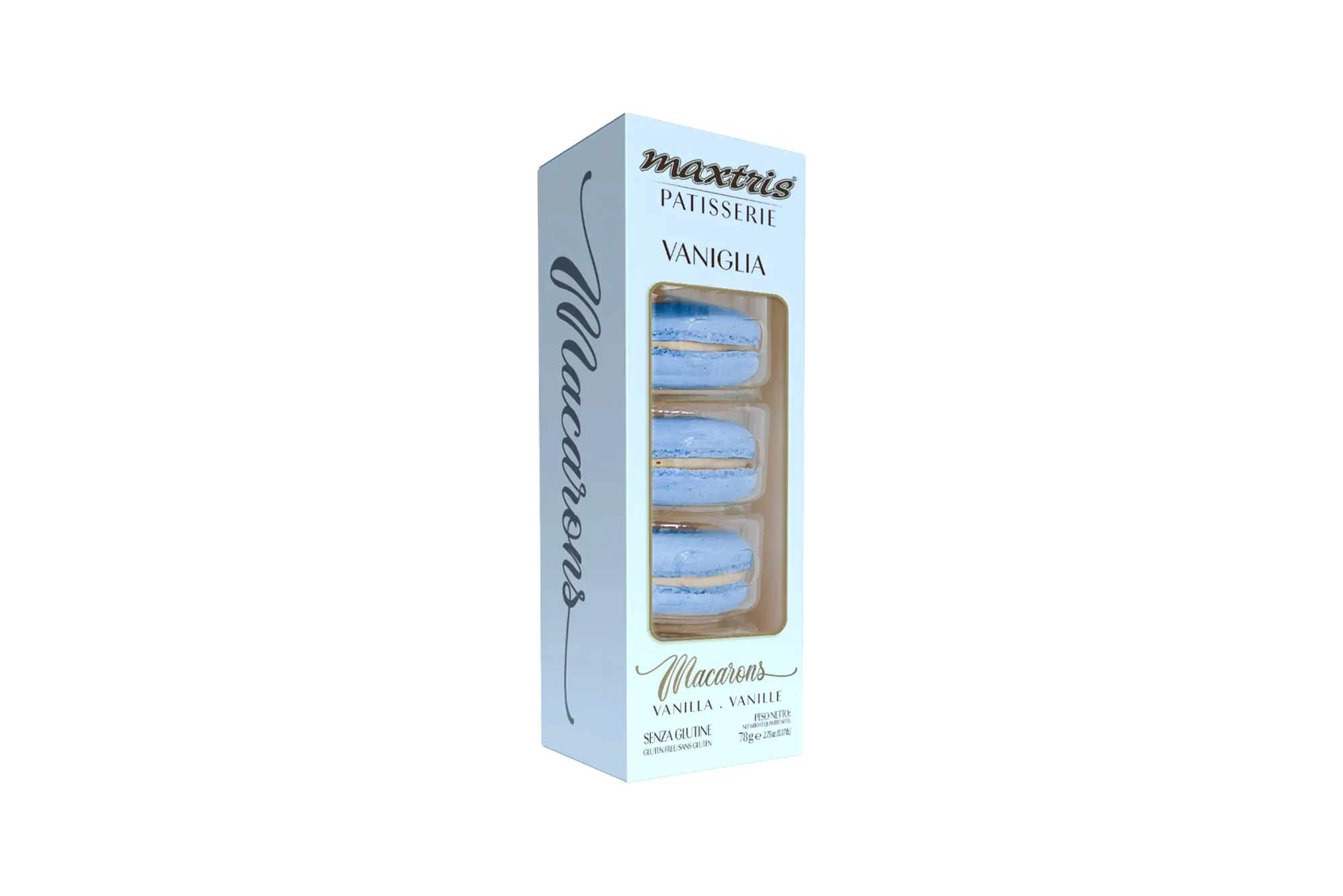 5 pezzi Maxtris Macarons Vaniglia - macarons italiani alla vaniglia