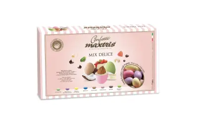Maxtris Mix Cioccomandorla Delice - cioccolato bianco e al latte 1kg