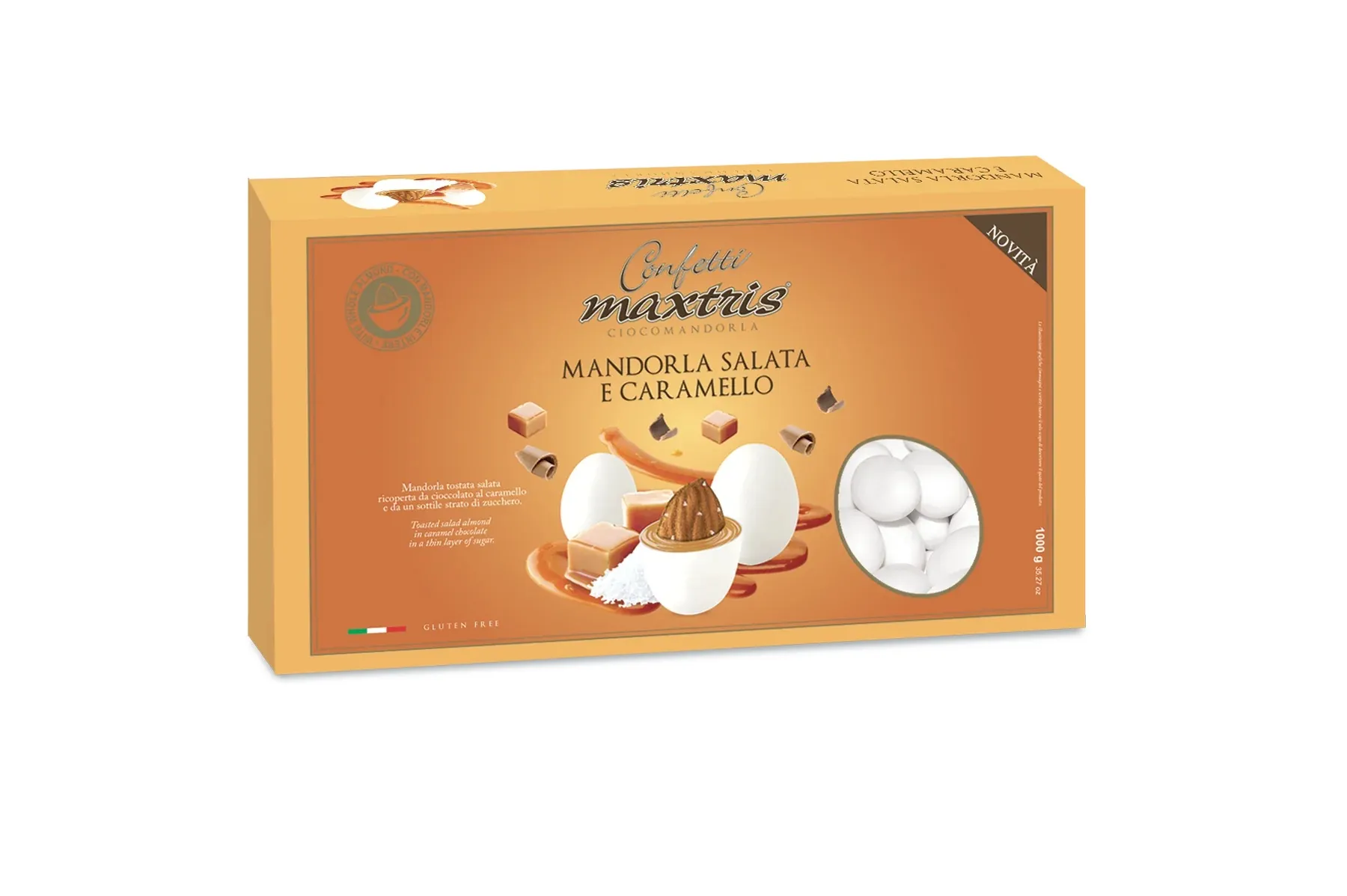 Maxtris Mandorla Salata e Caramello - cioccolato al latte