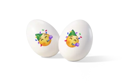 200g MaxMoji Compleanno - mandorla e cioccolato con emoji
