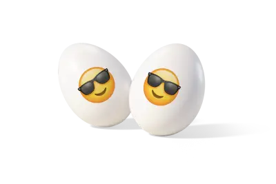 200g MaxMoji Confetti Occhiali Emoji - mandorla e cioccolato