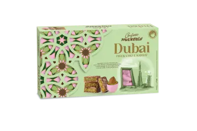 Maxtris Dubai Pistacchio e Kadayif Rosa - confetti italiani