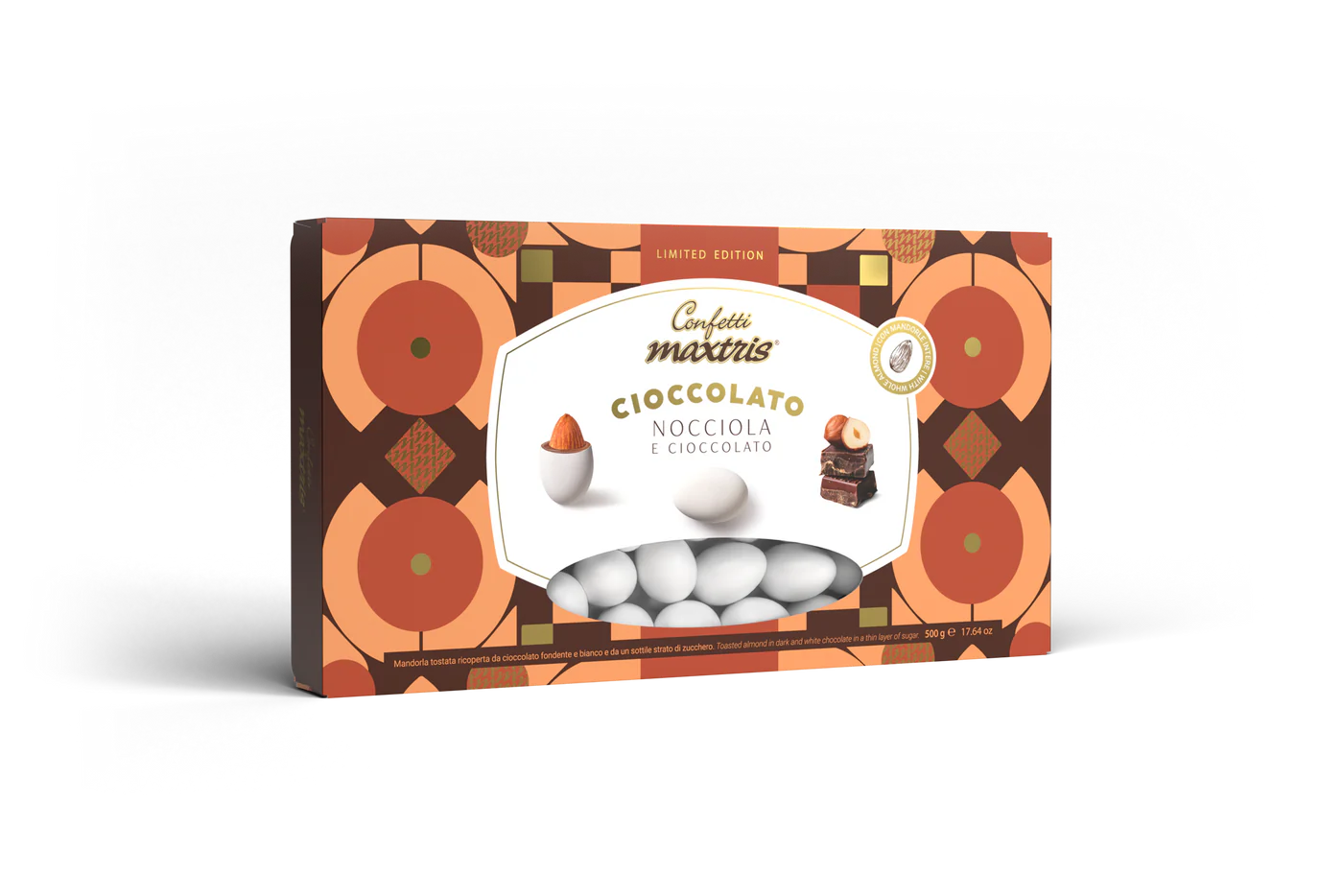 Maxtris Nut - cioccolato al latte 53% e gianduia 500gr