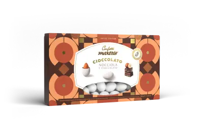 Maxtris Nut - cioccolato al latte 53% e gianduia 500gr