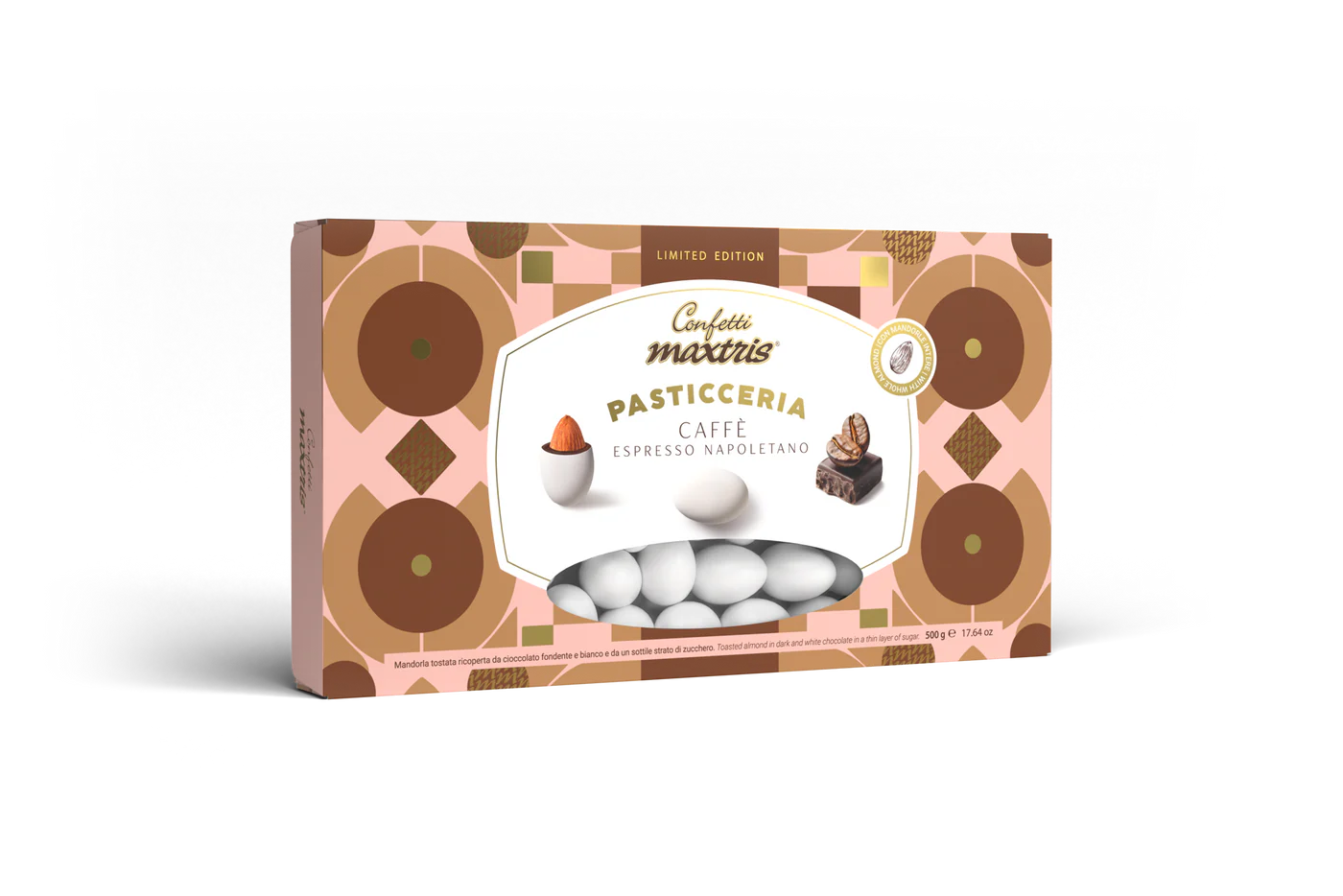 Maxtris Ciocomandorla Neapolitan Espresso Coffee Confetti 500gr