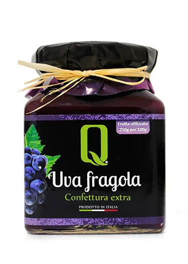 Quattrociocchi Extra Konfitüre – Concord-Trauben – 350g
