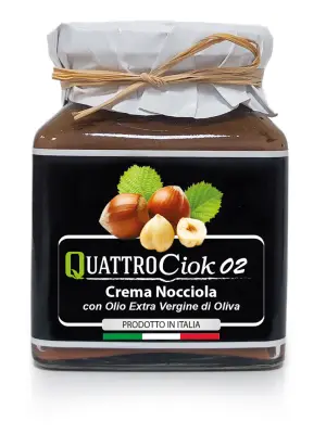 Crema alla Nocciola con Olio Extravergine di Oliva Quattrociocchi – 320g