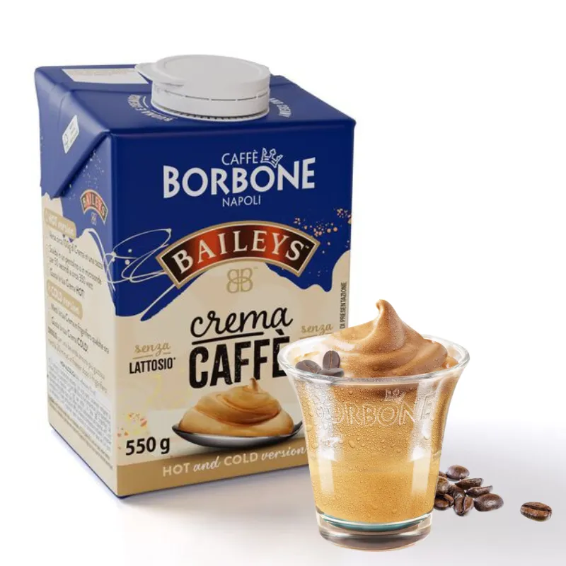 Cold / Hot Cream with Coffee Borbone BAILEYS in 550 Gram Brick - 7 Portions