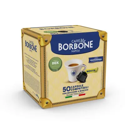Caffè Borbone Dek Blend – 50 Dolce Gusto Compatible Capsules