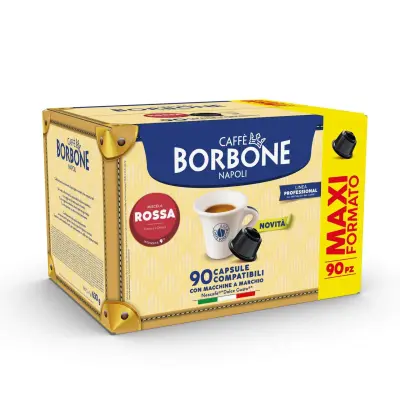 90 Capsules Caffè Borbone RED Blend - Dolce Gusto Compatible