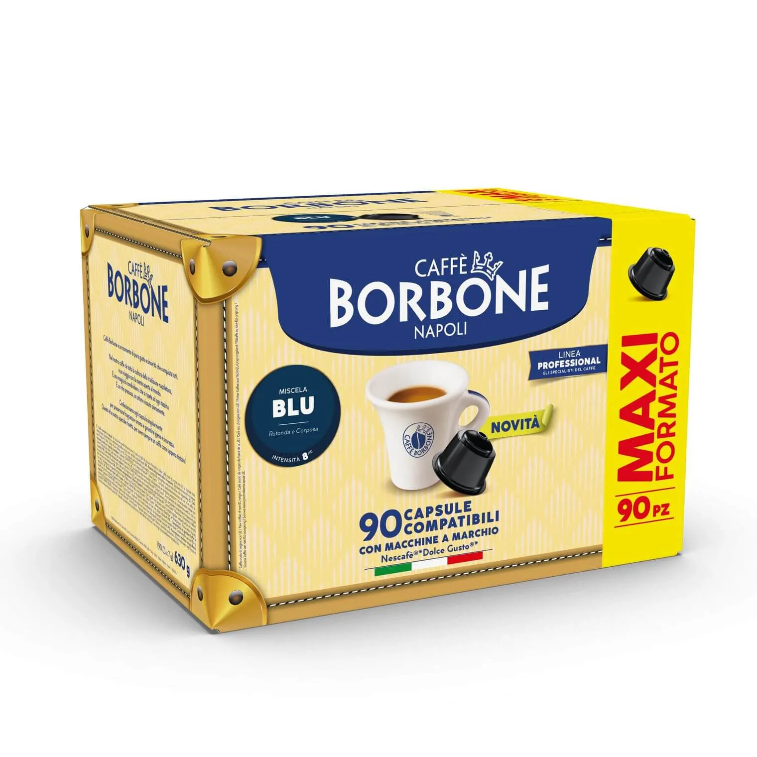 90 Capsule Caffè Borbone Miscela BLU - Compatibile Dolce Gusto