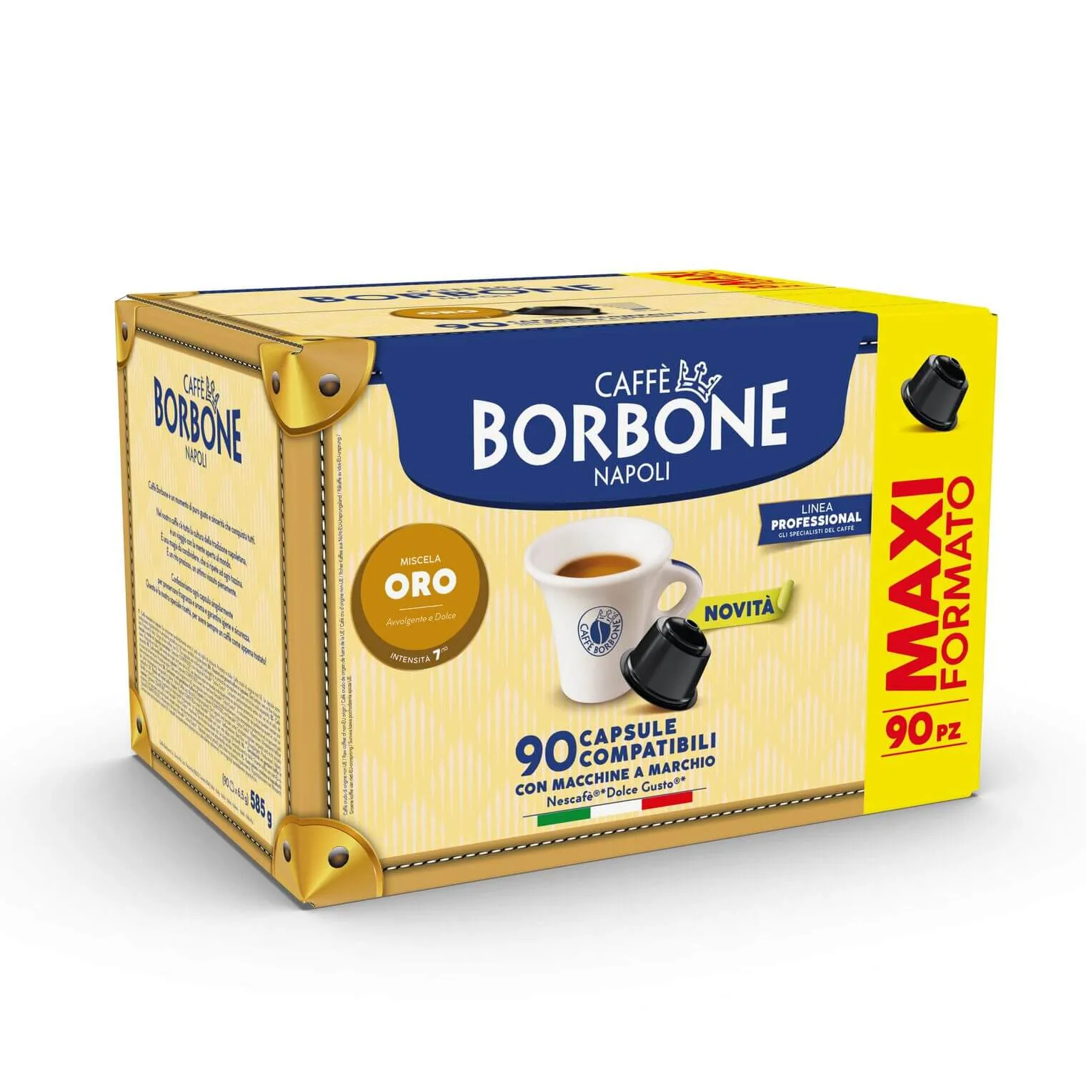 90 Kapseln Caffè Borbone ORO Blend - Dolce Gusto Compatible