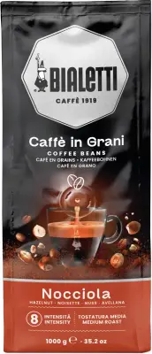 Bialetti Kaffeebohnen Esperto Nocciola 1 kg – Intensität 8
