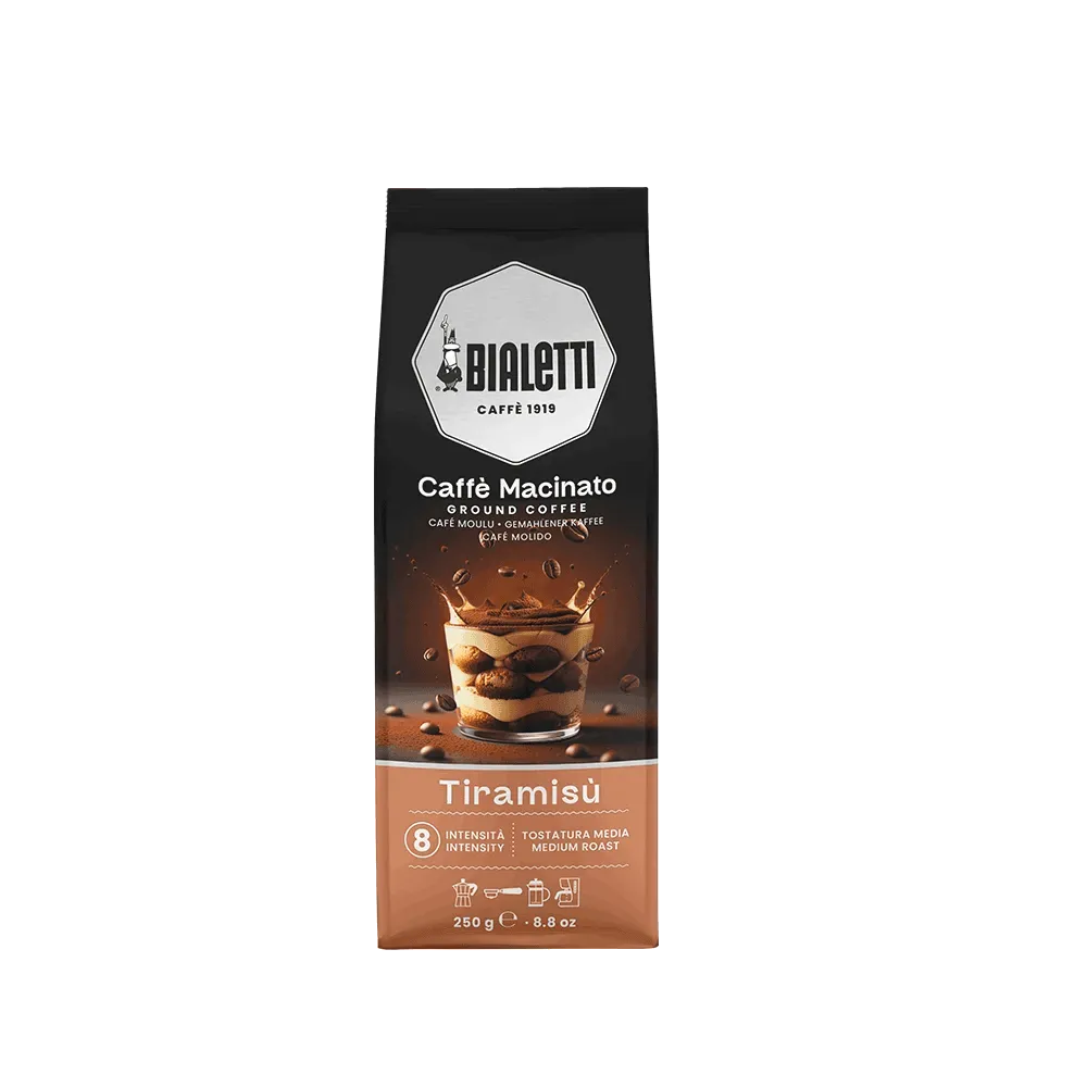 Gemahlener Kaffee Bialetti Geschmack Tiramisù 250 g