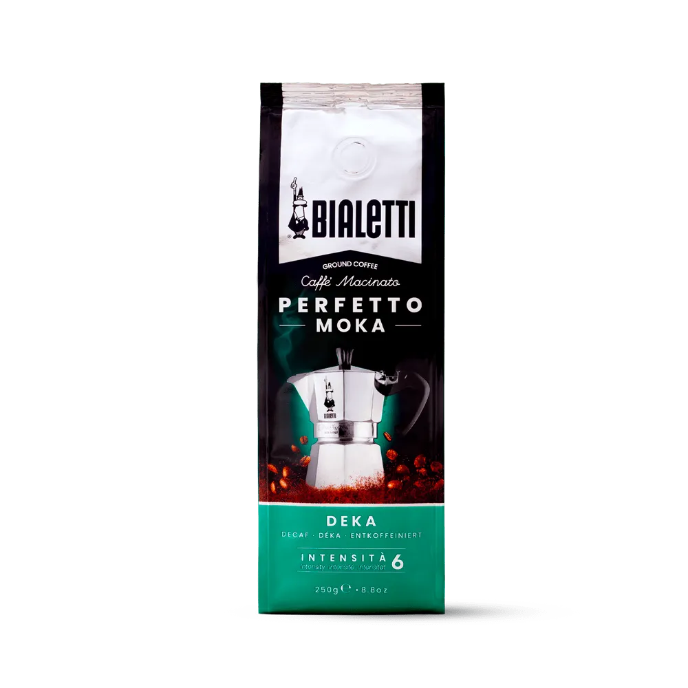 Caffè macinato Bialetti Perfetto Moka Decaffeinato 250 g