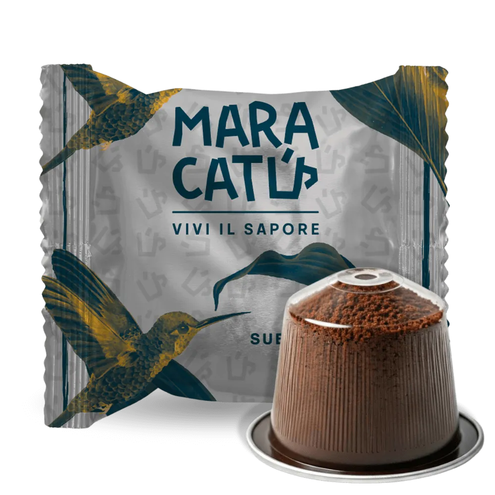 100 Capsule Caffè Maracatú Miscela Sublime - Compatibili Nespresso, intensità 8/10
