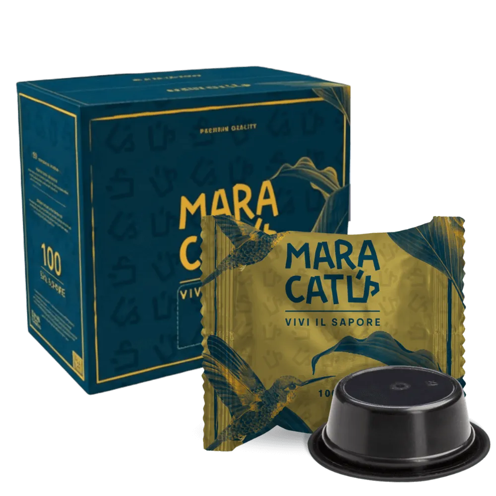 50 Capsule Caffè Maracatú Miscela Arabica 100% Per Lavazza A Modo Mio, Intensità 7/10