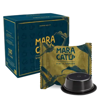 50 Capsule Caffè Maracatú Miscela Arabica 100% Per Lavazza A Modo Mio, Intensità 7/10