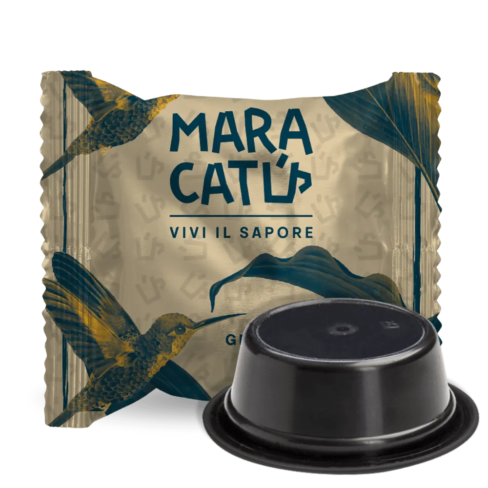 100 Capsule Maracatú Miscela Gran Crema -per  Lavazza A Modo Mio, Intensità 9/10