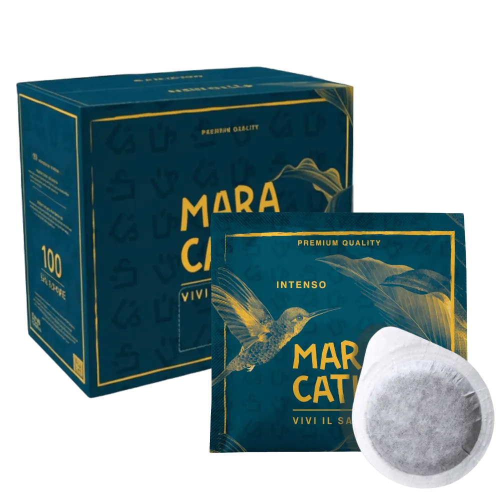 50 Cialde Caffè Maracatú Miscela Intenso ESE - Compostabili, Intensità 10/10