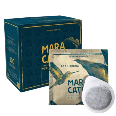 50 Podów Kawy Maracatú Gran Crema ESE - Kompostowalne Intensywność 9/10
