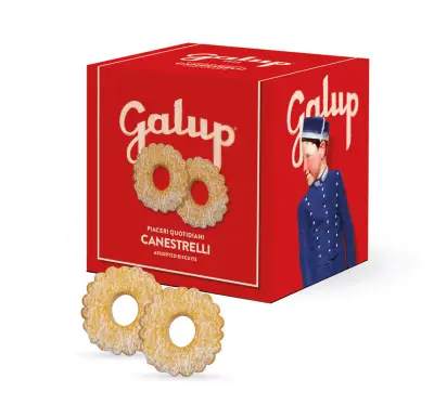 Galup Piccola Pasticceria Canestrelli 200 g – Biscotti artigianali piemontesi al burro e limone