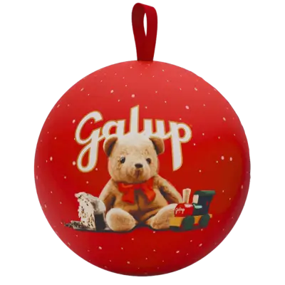 Galup Weihnachtskugel Rot – Mini Traditioneller Panettone 100 g