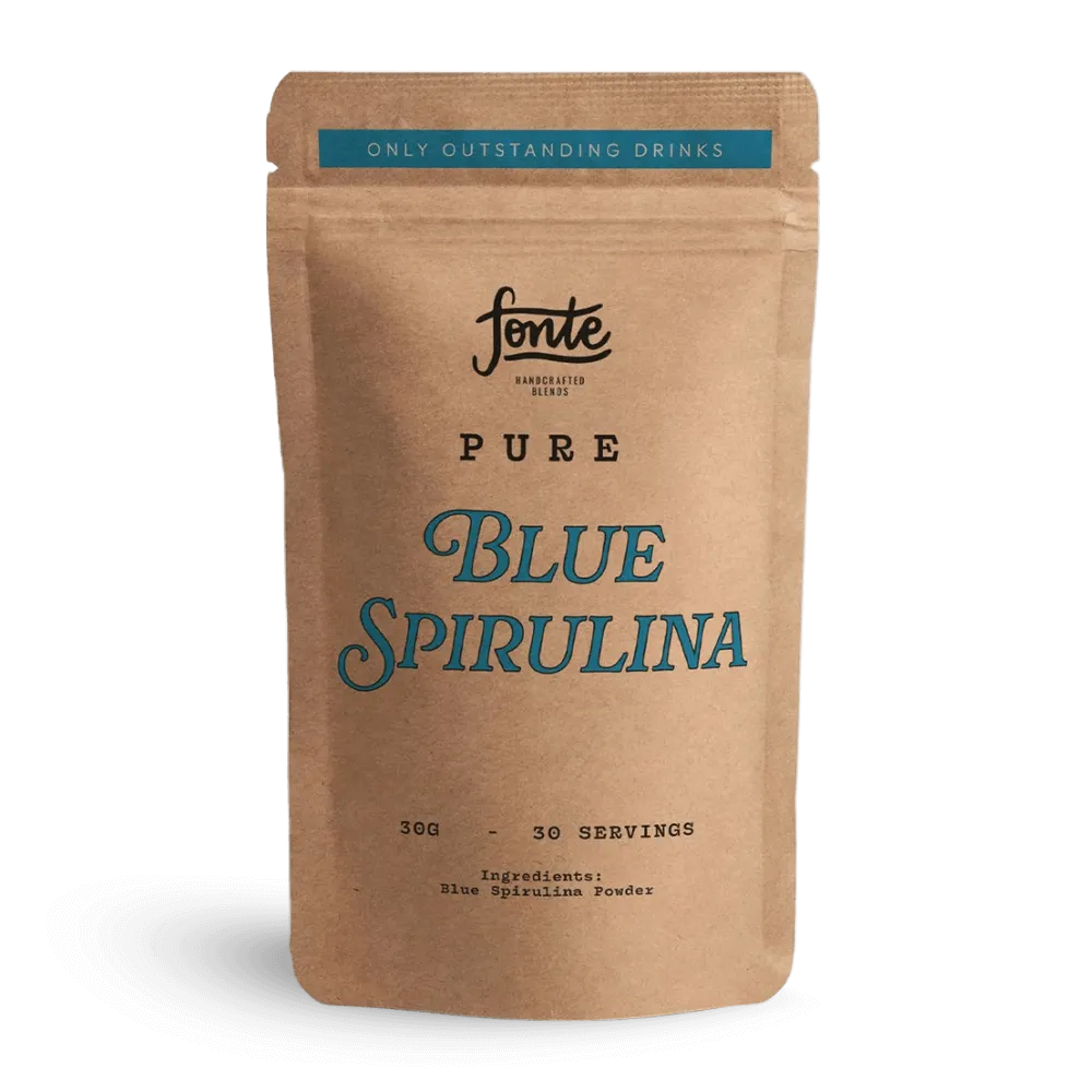 Fonte Pure Blue Spirulina 30 g – Superfood Blu Naturale