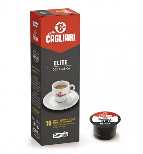 Caffitaly Elite 100% Arabica Cagliari Capsule Caffè 10 pezzi