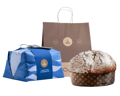 Panettone Fiasconaro Pandorato senza uvetta e canditi con glassa e zucchero a velo 1kg