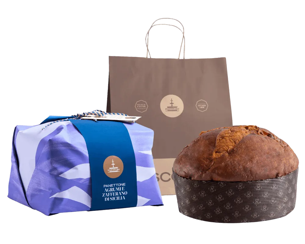 Panettone Fiasconaro Zitrusfrüchte und Safran aus Sizilien 1 kg
