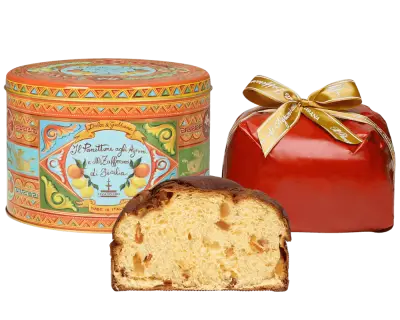 Panettone Dolce&Gabbana Agrumi e Zafferano 500g – Panettone Artigianale Siciliano Fiasconaro