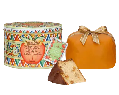 Panettone Dolce&Gabbana Mele e Cannella 500g – Panettone Artigianale Siciliano Fiasconaro