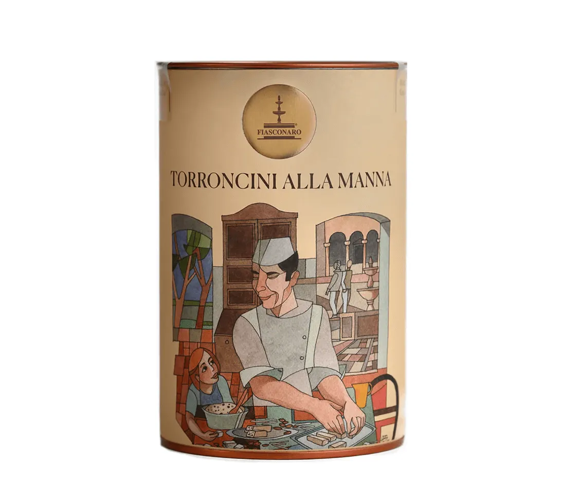 Fiasconaro Torroncini alla Manna 120 g – Torroncini Morbidi Artigianali Siciliani