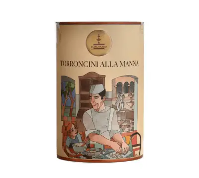 Fiasconaro Torroncini alla Manna 120 g – Torroncini Morbidi Artigianali Siciliani