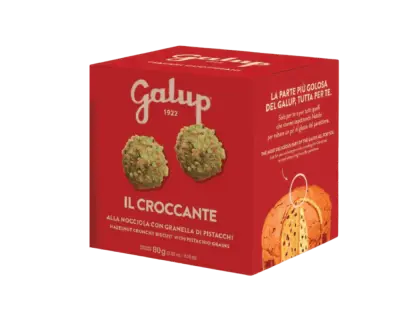 Croccante alla Nocciola con Granella di Pistacchio Galup – Biscotto Artigianale 100g