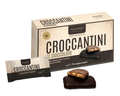 Maxtris Croccantini al Cioccolato 150g – Mandorle e Nocciole Ricoperte