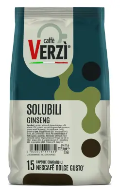 15 GINSENG Caffè Verzì-Kapseln, kompatibel mit DOLCE GUSTO
