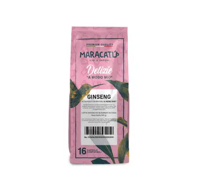 16 Capsule Ginseng Maracatú - Lavazza A Modo Mio Compatibili Caffè e Benessere